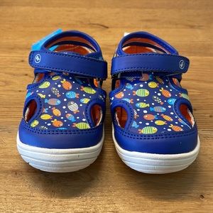 NWT Stride Rite Wave Blue Unisex Sneaker Sandals